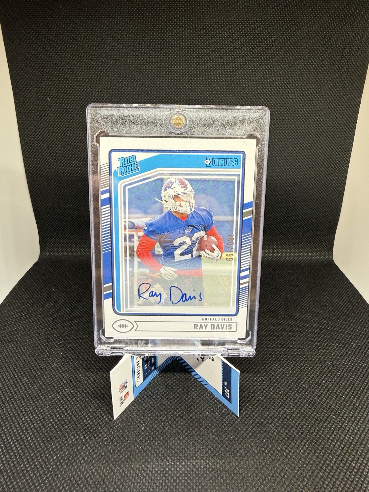 Ray Davis Donruss 2024 Rated Rookie No. 316 Auto /199