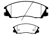 RAICAM Bremsbeläge Satz Vorne Bremsklötze für HYUNDAI SANTA FÉ I (SM) RA.0733.0