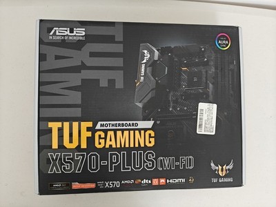 ASUS TUF Gaming X570-PLUS AM4 Motherboard Bundle + 750W PSU + Scythe CPU Cooler