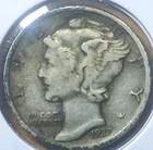 1937-S Mercury Dime VG+
