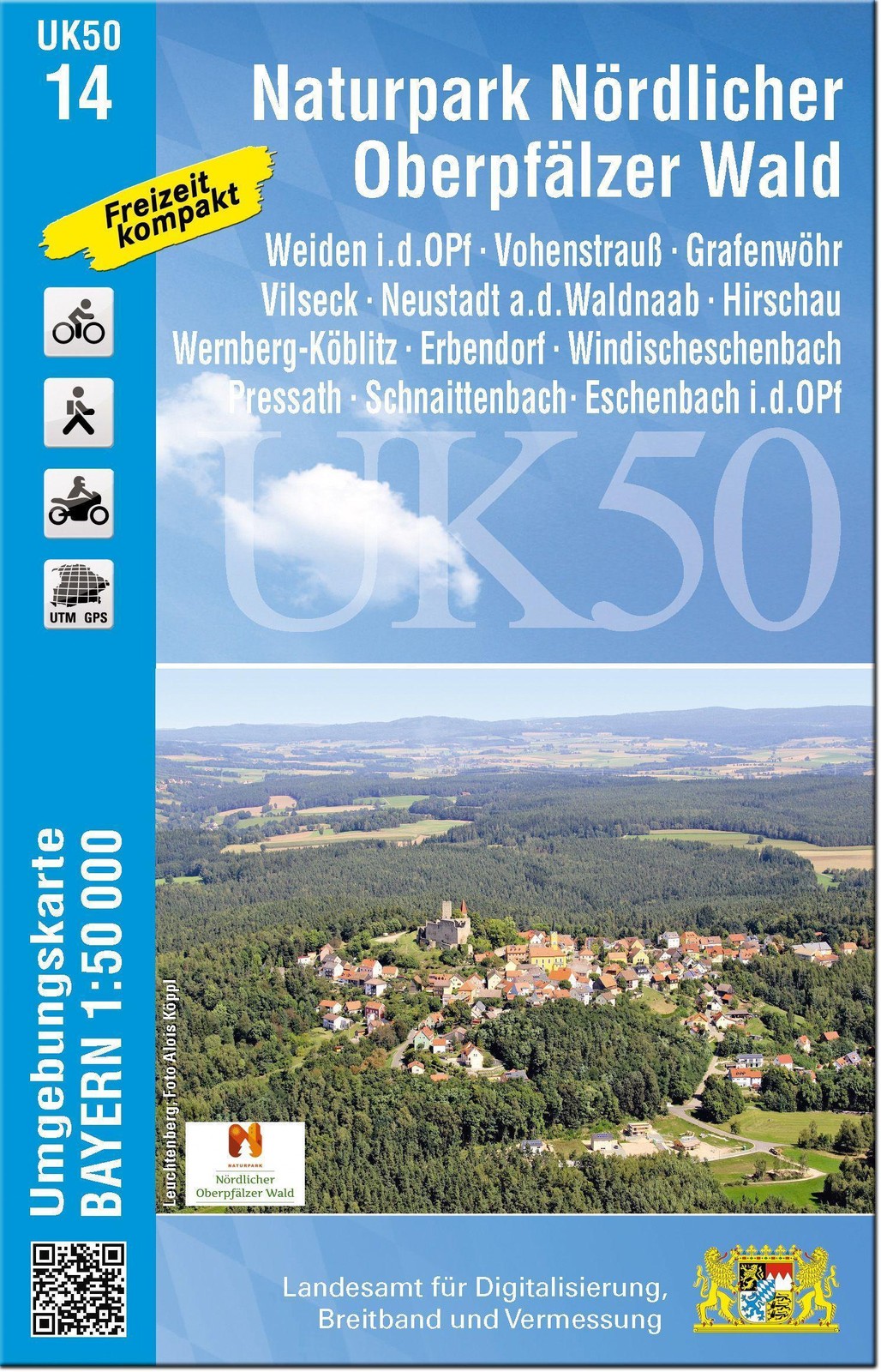 UK50-14 Naturpark Nördlicher Oberpfälzer Wald Breitband und Vermessung Landesamt