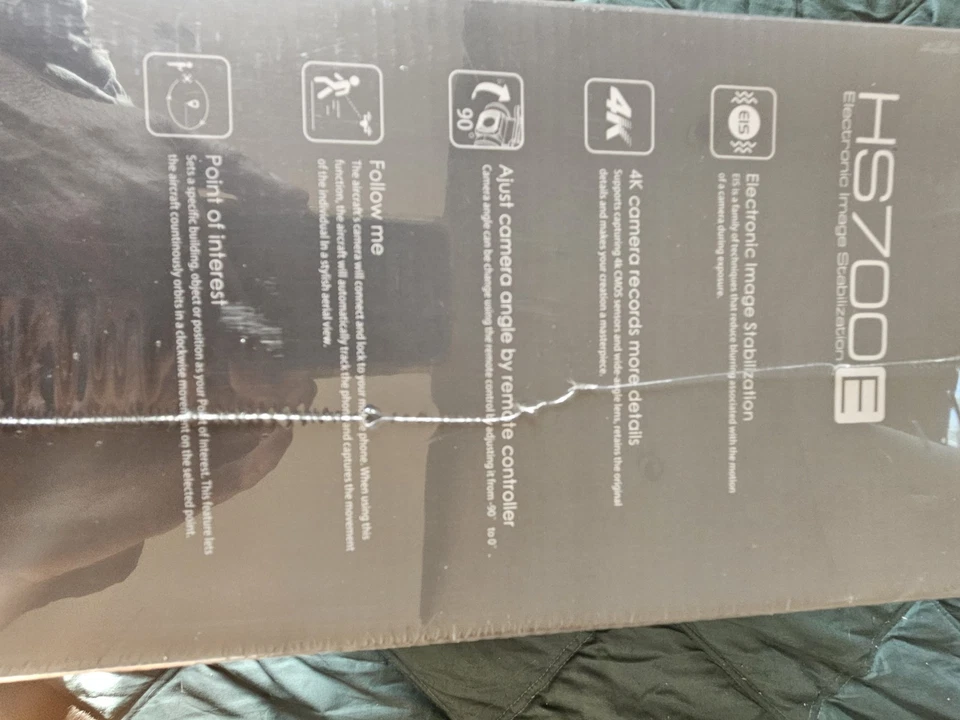 Holy Stone HS700E GPS Drone 4K UHD EIS Cámara Motor Sin Escobillas Bolsa de Transporte 5G FPV Foto 3 de 4