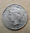 1934 P Peace Silver Dollar