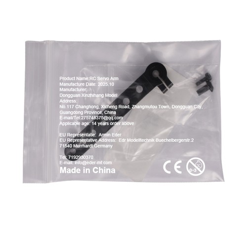 9IMOD 25T Servo Horn 59mm Metal 25 Teeth Steering Servo Arm for RC Fixed Wing - Picture 14 of 21