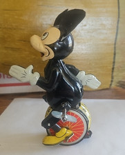 1958 Linemar Disney Mickey Mouse on Unicycle Wind-Up Tin Toy