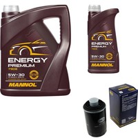 SCT Inspektionspaket 6L Mannol Energy 5W-30 FüR Audi A3 1.8 Tfsi 2.0 A4 Avant VW