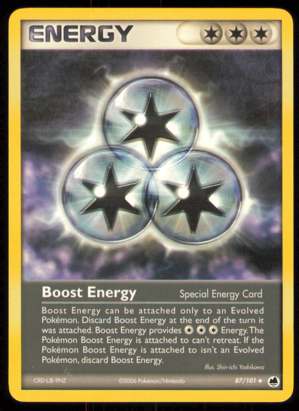Pokemon EX Dragon Frontiers 87/101 Boost Energy Card NM