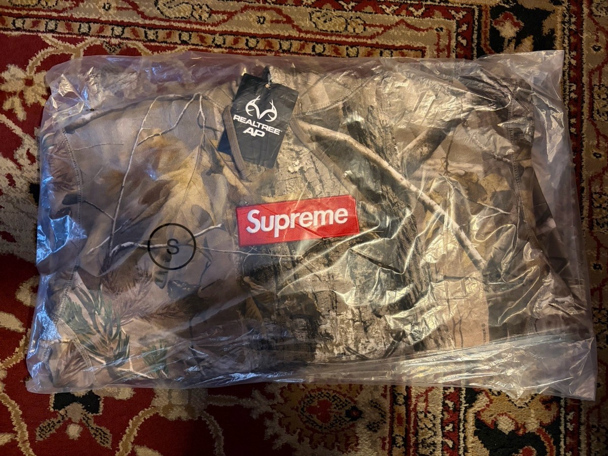 Box logo hooded Realtree AP Camo SUPREME】Box Logo Hooded 