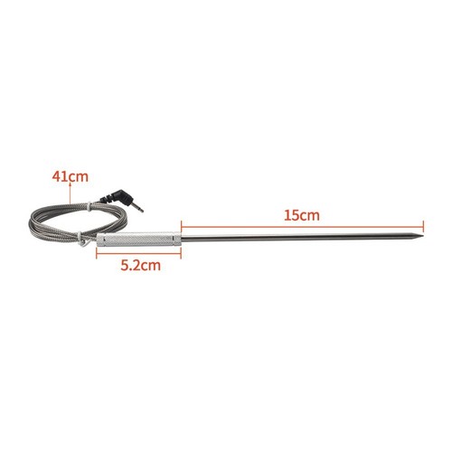 Dauerhaft Temperatursonde Fleischsonde F��r Thermopro Gesamtl?nge 20,5 Cm - Bild 10 von 21