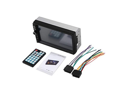 KUNFINE 7'' Double Din Car Stereo Audio BT MP5 Player USB