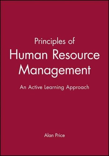 Principles of Human Resource Management by Alan Price - 9780631201786