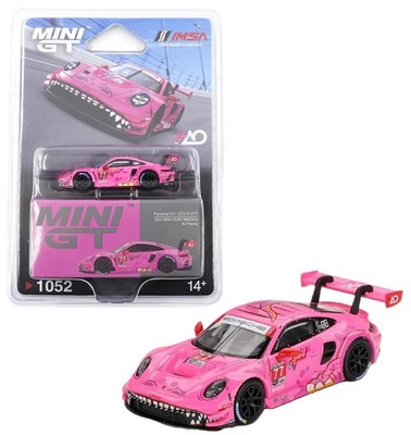 Mini GT 1:64 Porsche 911 GT3 R #77 AO Racing 2024 IMSA Road
