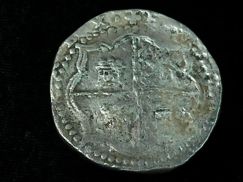 1574 - 1598 (B) Philip II Spanish Silver Hammered 8 Reales Treasure Cob - Potosi - 第 4/7 張圖片