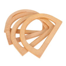 4 Pcs Bag Decoration Accessories Decorative Purse Grips Shape Handle Handbag