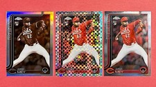 LUIS MEY (RC) 2025 Topps Update Series Chrome #USC140 SEPIA, XFRACTOR, and Base