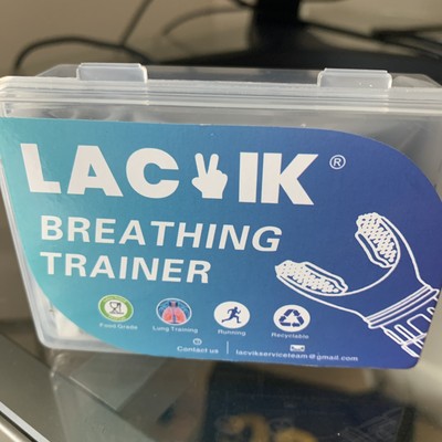 Lacvik Breathing Trainer, Portable Breathe Trainer for Lung Training