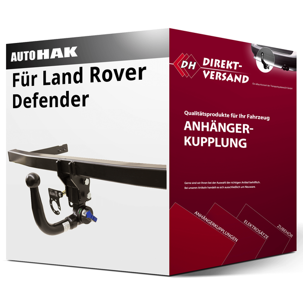 FüR Land Rover Defender Typ L663 (Auto Hak) AnhäNgerkupplung Vertikal Abnehmbar-image