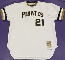 Authentic Roberto Clemente #21 Mitchell & Ness 1971 PITTSBURGH PIRATES JERSEY 50