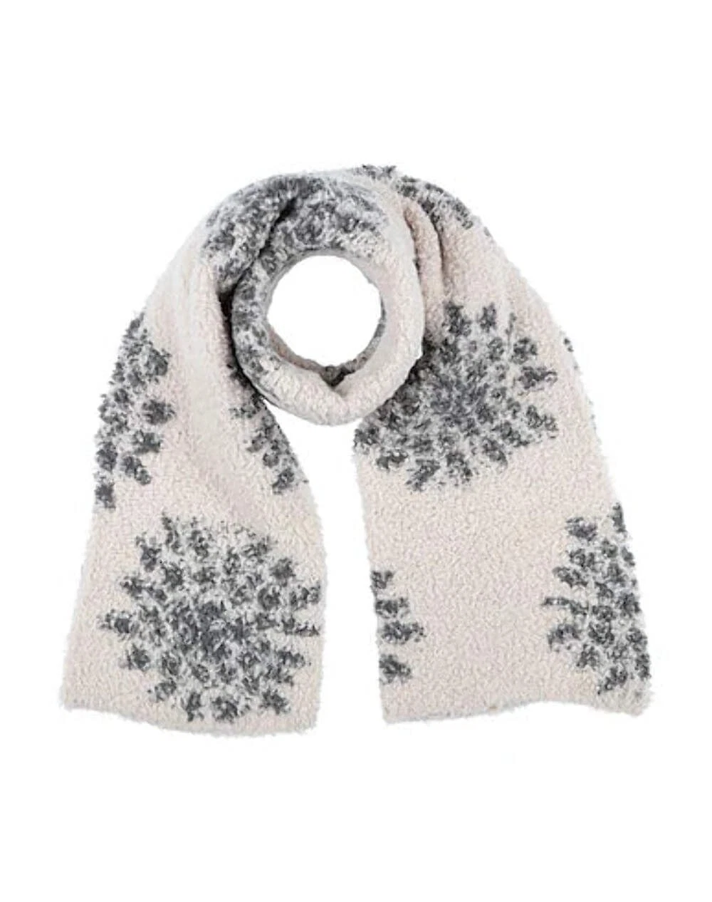 Brunello Cucinelli Womens Scarf Shawl in Natural Grey Cashmere Blend