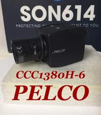 Pelco CCC1380H-6 Security Cube Color Camera W/ 3-8mm 480TVL DSP Indoor TESTED!
