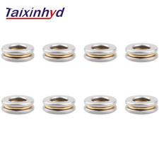 8pcs F5-10M Bearing Steel Thrust Bearing with Washer (5X10X4mm)