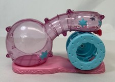 2004 LPS Littlest Pet Shop Hamster Habitat Playset Wheel Rodent Accessory Pink