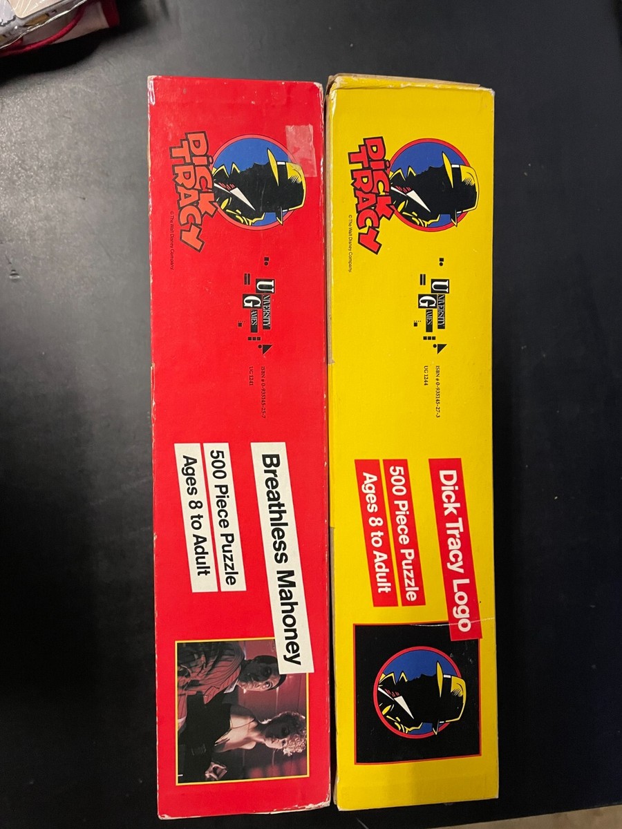 2X NEW VINTAGE DICK TRACY 500 PIECE PUXXLES NEVER OPENED | eBay