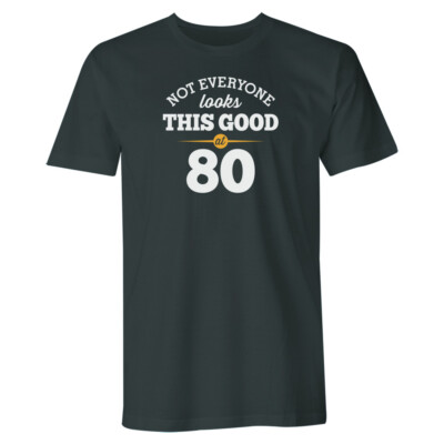 80th Birthday Gift Present Idea For Boys Dad Him Men T Shirt 80 Tee Shirts