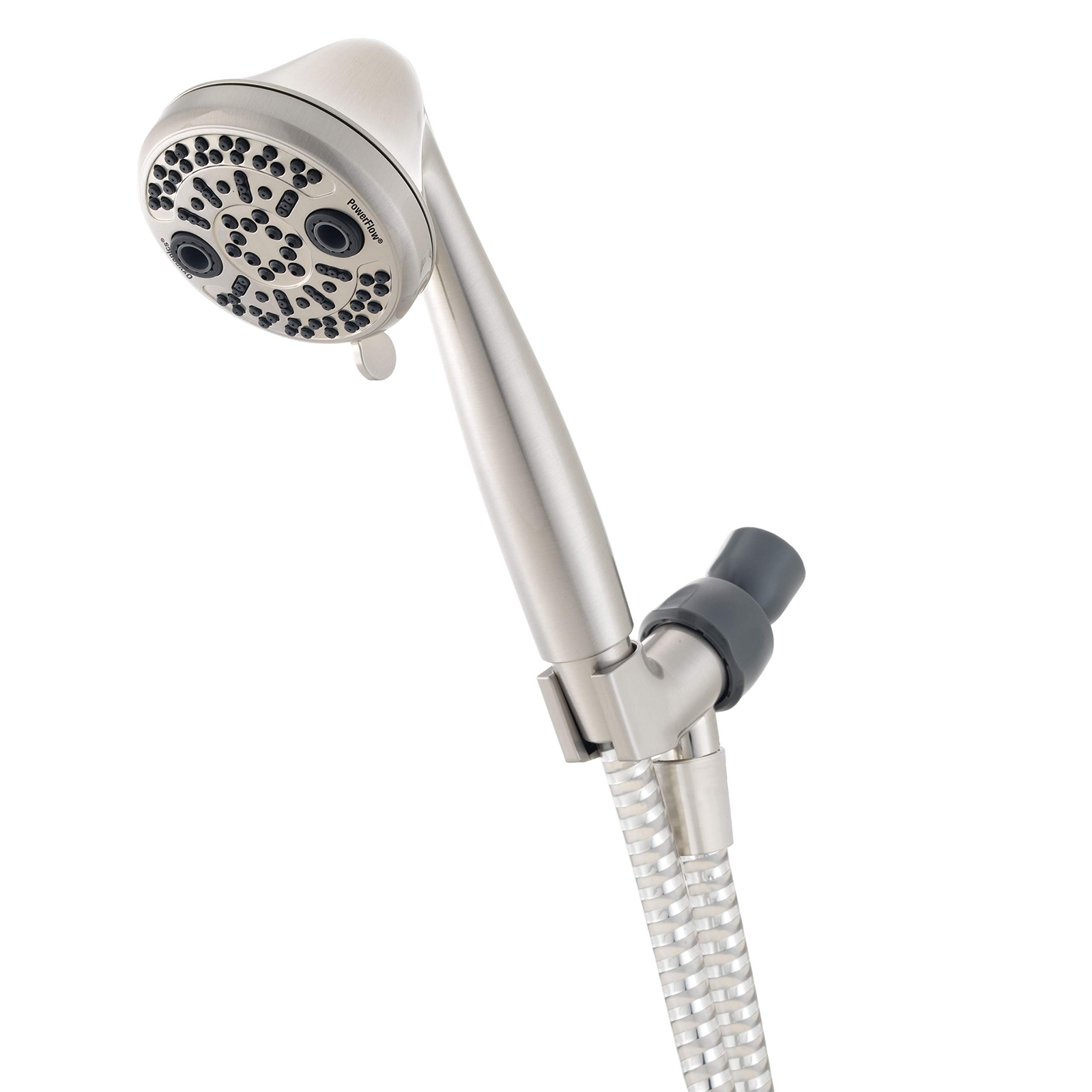 87446 PowerFlow Brushed Nickel Handheld Shower Head