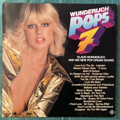 Wunderlich Pops 7 Vinyl LP . 1978 - Gema LC - 0366 . Stereo No Scratches Ex/con