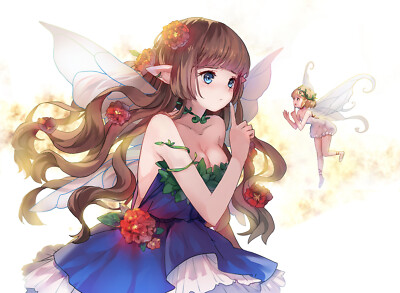 Anime blue eyes brown hair cleavage dress fairy Custom Gaming Mat Desk | eBay Anime blue eyes brown hair cleavage dress fairy Custom Gaming Mat Desk | eBay