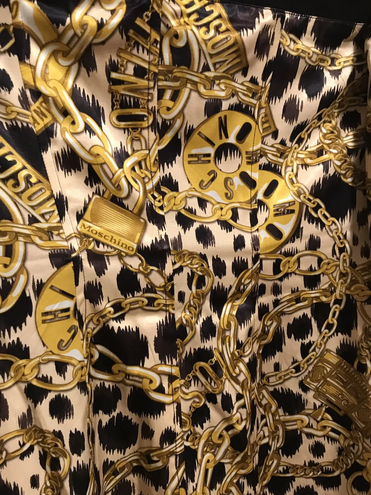 MOSCHINO per H&M abito in raso aderente corto taglia 8