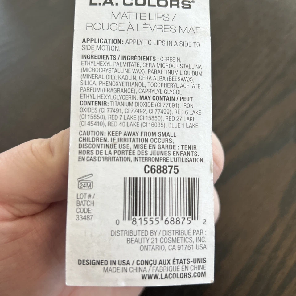 L.A. Colors Matte Lips Keeper - Image 3 of 3