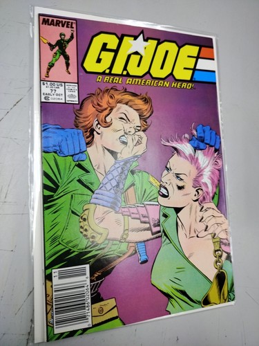 MARVEL GIJoe #77 (1988) NEWSSTAND CLASSIC LADY JAY VS ZARANA CATFIGHT COVER NM- - Picture 19 of 20