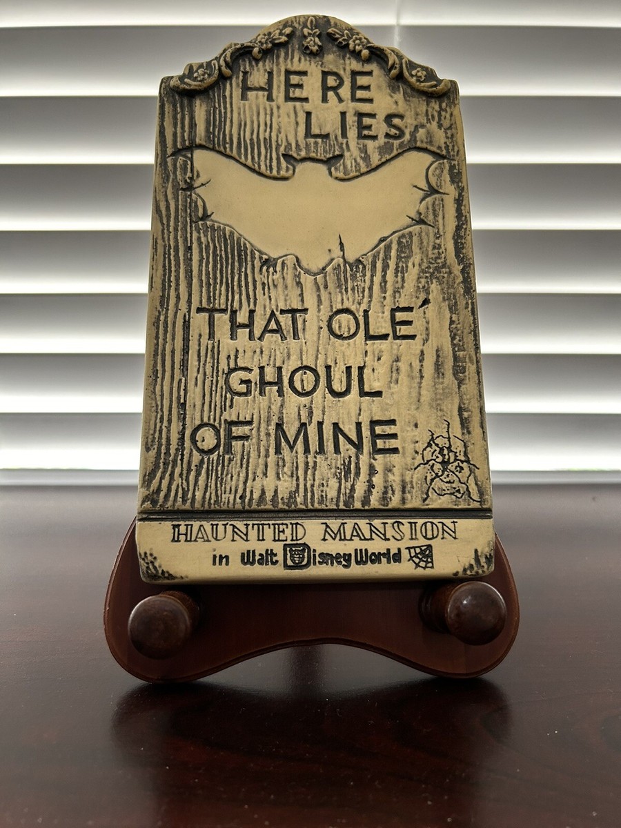 VINTAGE RANDOTTI HAUNTED MANSION TOMBSTONE'THAT OLE' GHOUL OF MINE
