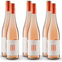 Drei Freunde Rosé Qba, Halbtrocken, Sortenreines Weinpaket (6X0,75L)