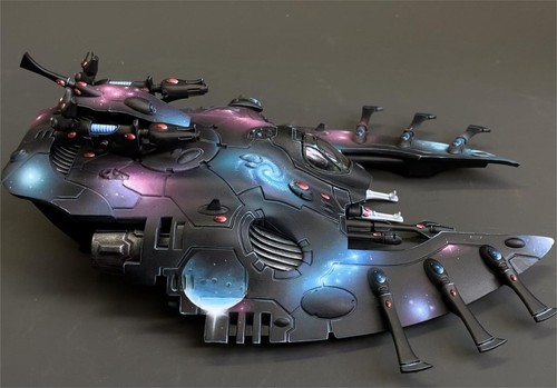 Warhammer 40K Awldarl Wave Serpent Xenos Armies Harlequins Presale Painted Army - Picture 5 of 6