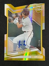 Joe Lampe - 2022 Elite Extra Edition - Aspirations C GOLD On Card AUTO SP SN /24