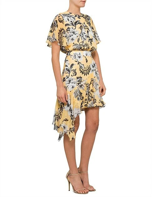 Yellow race shop day dress