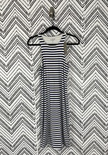 Nwt J. Crew Cutaway Dress Size Small Blue White Striped Fitted Knit High Neck