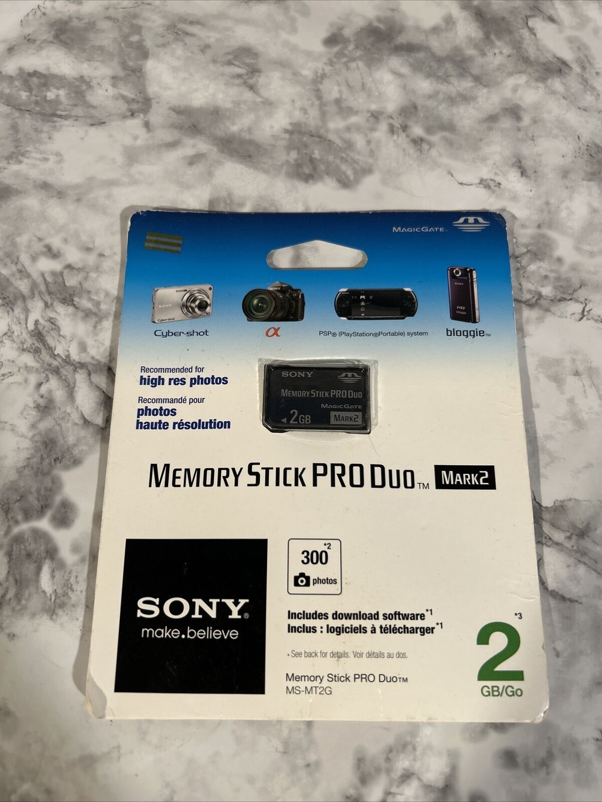 Sony 2GB Memory Stick PRO Duo Card - OEM - MSMT2G for sale online