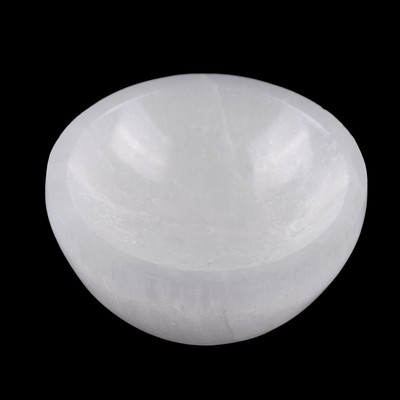 2.25'' Mini Selenite Bowl, Cleansing Selenite Crystal, Spiritual Gift & Decor