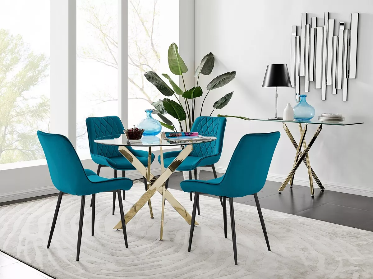 100cm dining table and chairs clearance