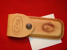 CASE XX  BROWN leather sheath folding hunter 6265 5265 6165 5165 TESTED  29027 !
