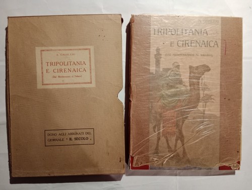 GHISLERI - TRIPOLITANIA AND CYRENAICA GRAPHIC ARTS 1912. Original Case