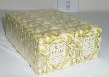 Greenwich Bay Trading Co Pack of 12 Fresh Holly Botanic Shea Butter Soap Lot