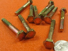 Cap Screw Bolt, PT, GRADE 8 Yellow Zinc Chromate 1/4"-20 x 1.75" Length, 50 Pc