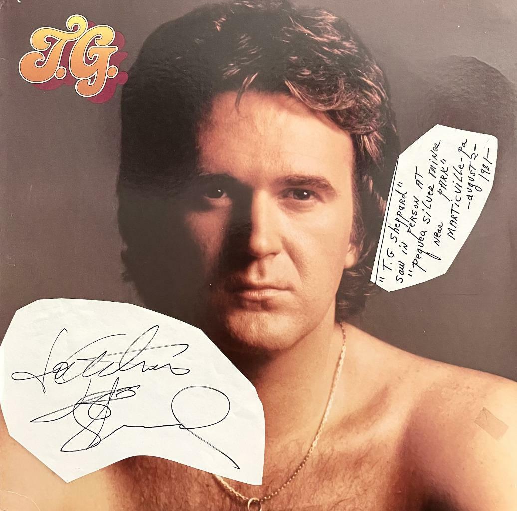 T.J. SHEPPARD HAND SIGNED AUTOGRAPH LP ALBUM 