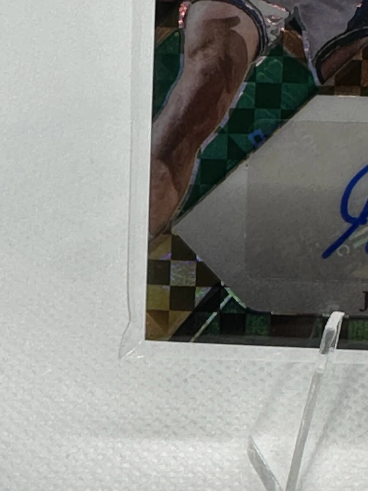 2023-24 Select  Jeff Hornacek  XFactor Game Worn Patch Auto Green  /5 Utah Jazz - Image 4 of 4