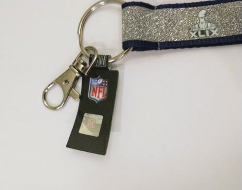 Superbowl XLIX Key Ring, Patriots vs Sea Hawks, official NFL stocking stuffer - Picture 2 of 9